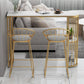 Nordic Style Sintered Stone Table Dining Bar Counter Table for Kitchen Clearhalo 'Bar Furniture' 'Bar Tables' 'bar_tables' 'furn' 'furn_bar_tables' 'Furniture' 'furniture_bar_tables' 'Kitchen & Dining Furniture' 1200x1200_cd7b4712-17b6-4f13-afd2-6e7559cdb8d9