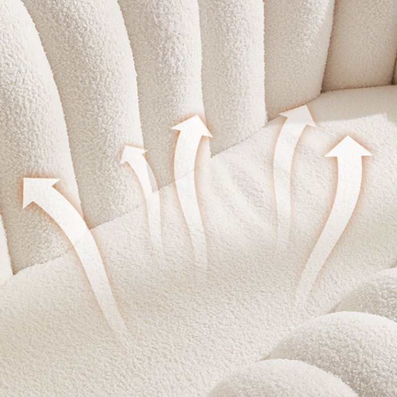 Beige Wool Stationary Sofa 27.55" High Sloped Arm Sofa for Living Room Clearhalo 'furn' 'furn_sofas' 'Furniture' 'Living Room Furniture' 'Sofa' 'sofas' 1200x1200_cd7cfee7-f6ab-44d4-bd9e-06f0a783c1d7