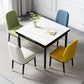Industrial Style Stone 31.5''Dining Table Square 4 Legs Table for Dining Room Clearhalo ' dining_table' 'Dining Tables & Seating' 'Dining Tables' 'furn' 'furn_dining_table' 'Furniture' 'furniture_dining_table' 'Kitchen & Dining Furniture' 'kitchen&dining_furn' 'kitchen' 'kitchen_dining_table' 1200x1200_cd7f9363-74eb-402c-b515-1cd4fabae480