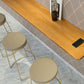 Modern Style Bar-stool Round Seat Counter Bar Stool with Metal Legs Clearhalo 'Bar Furniture' 'Bar Stools' 'bar_stools' 'furn' 'furn_bar_stools' 'Furniture' 'Kitchen & Dining Furniture' 1200x1200_cd82d991-0a05-4e54-8bb8-657f5cf56760