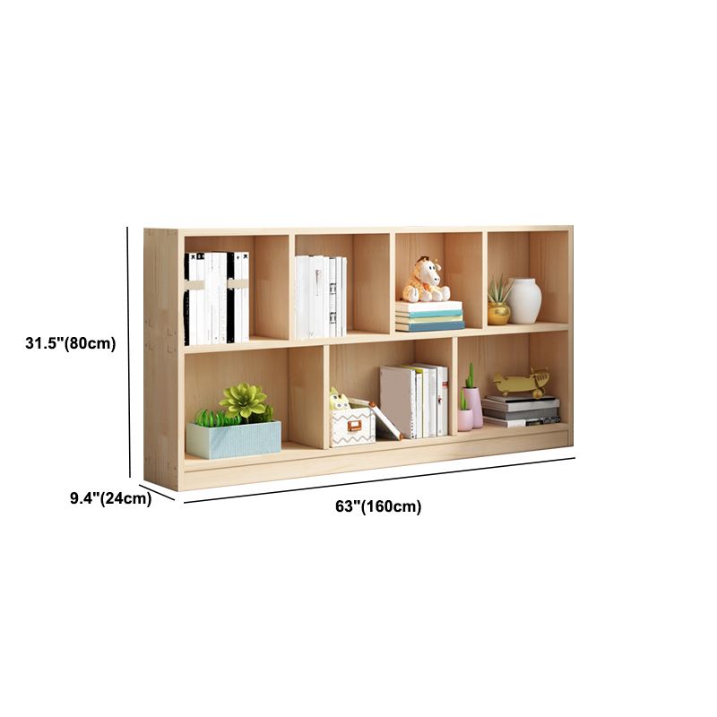 Contemporary Shelf Bookcase Wooden Closed Back Bookshelf for Home Clearhalo 'Bookcases' 'furn' 'furn_bookcases' 'Furniture' 'Office Furniture' 1200x1200_cd8370bc-176a-4245-a9c0-189ea2f3f114