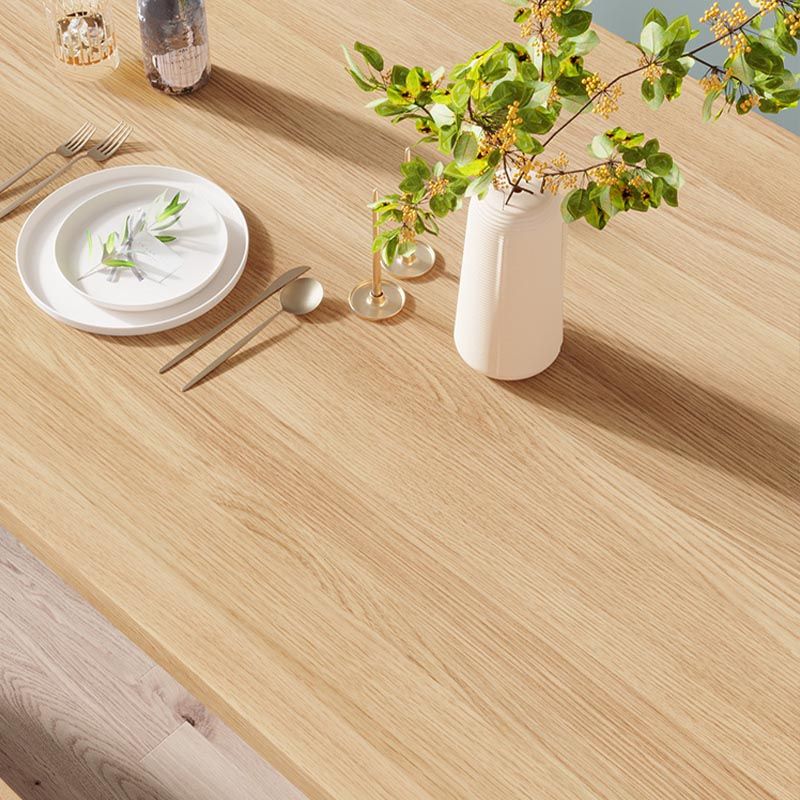 Modern Solid Wood Dinette Table Acrylic Base Dining Table for Living Room Clearhalo 'Dining Tables & Seating' 'Dining Tables' 'dining_table' 'furn' 'furn_dining_table' 'Furniture' 'furniture_dining_table' 'Kitchen & Dining Furniture' 1200x1200_cd843113-d0fa-454f-bc6d-60569645f050