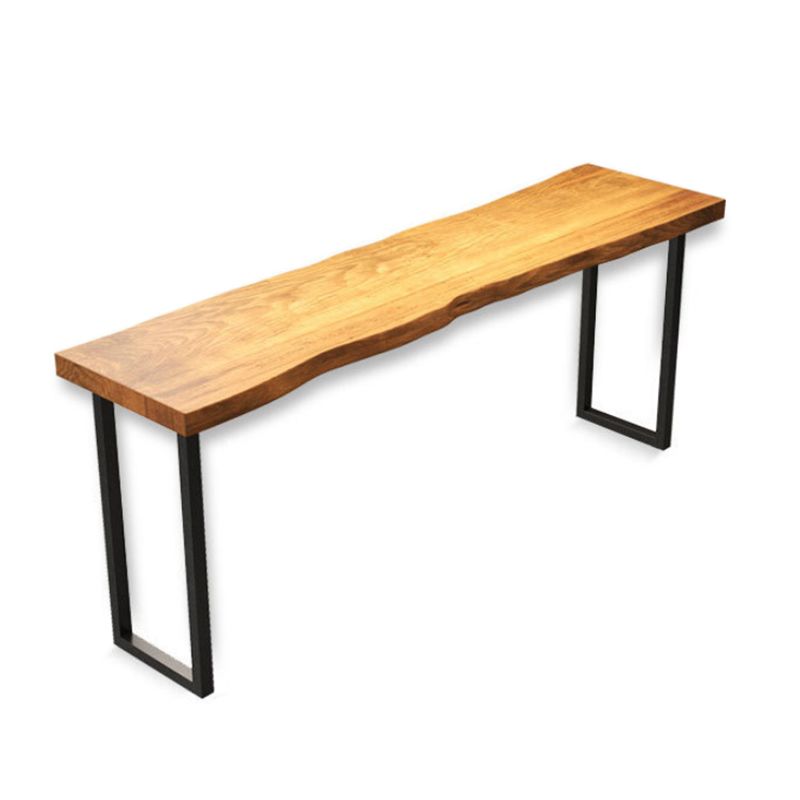 Industrial Rectangle Pub Table Set 1/2/5 Pieces Wooden Bar Table with Backless Stools Clearhalo 'Bar Furniture' 'furn' 'furn_home_bar_bar_sets' 'Furniture' 'Home Bars & Bar Sets' 'home_bar_bar_sets' 'Kitchen & Dining Furniture' 1200x1200_cd854281-6824-48a4-8d01-ca7a67ea6e72