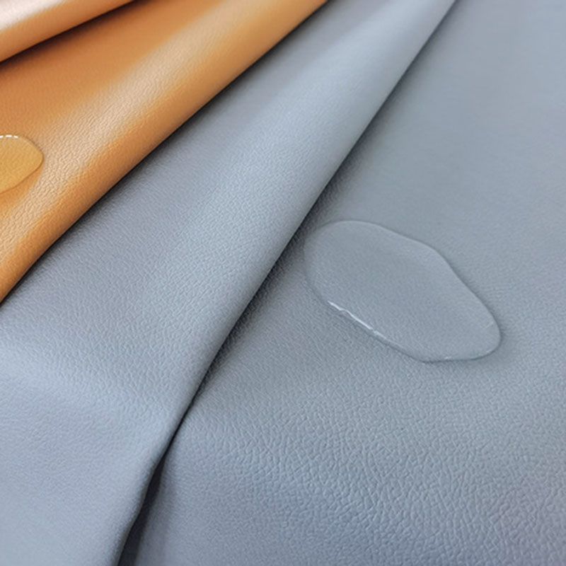 Canapé en cuir contemporain canapé de bras rond avec oreillers de boîtier