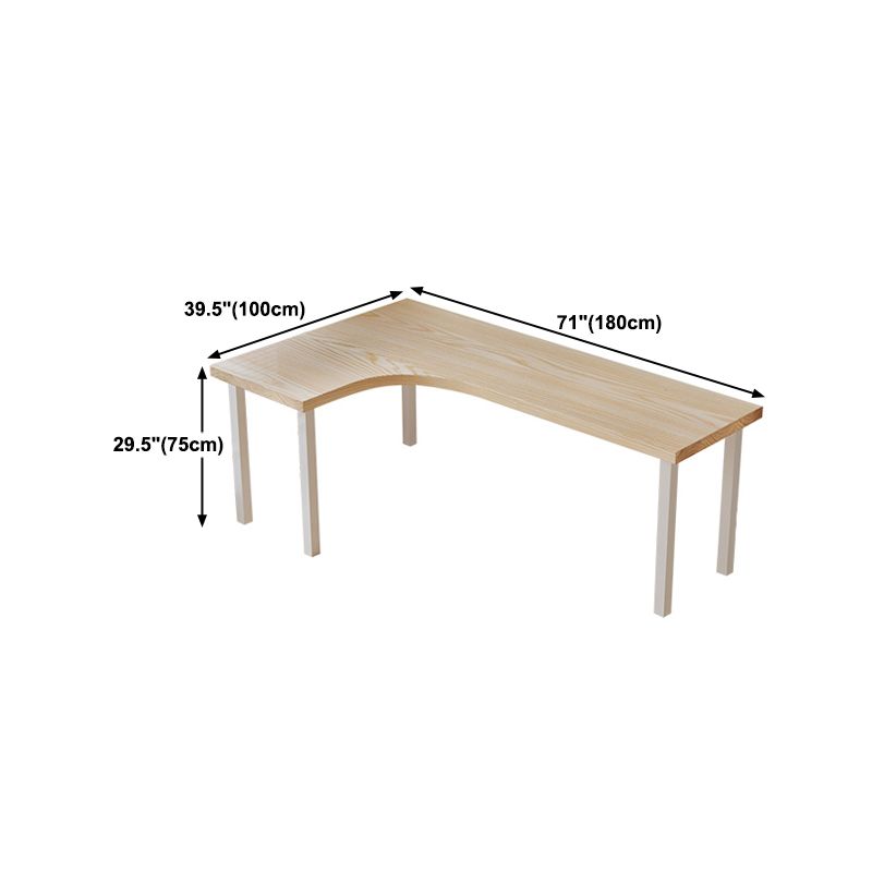 Scrivania moderna di scrittura di ferro minimalista a forma di a forma di ufficio per camera da letto e sala libri