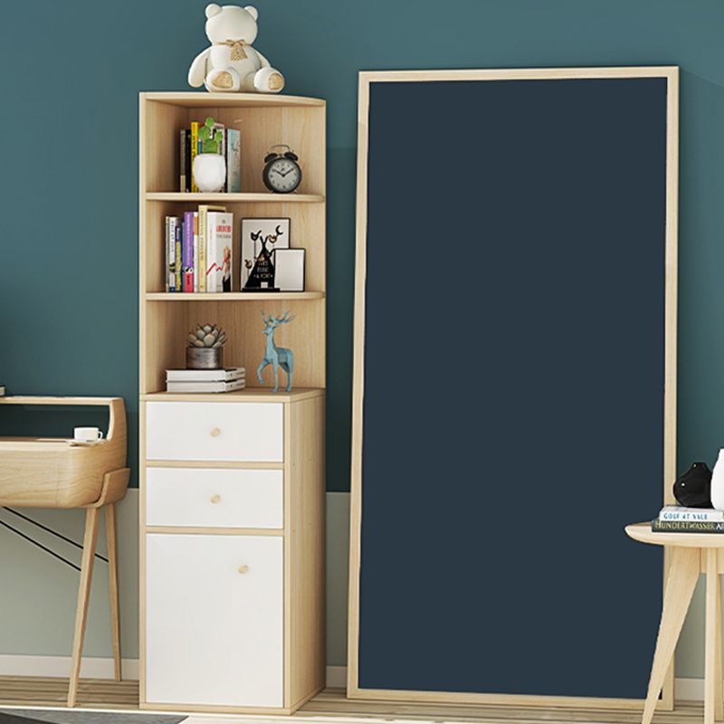 Scratch Resistant Accent Cabinet with 0/1/2 Drawers and Shelves