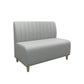 47.27"D x 25.59"W x 33.46"H Glam 2-seat Sewn Pillow Back Sofa for Restaurant Clearhalo 'furn' 'furn_sofas' 'Furniture' 'furniture_sofas' 'kitchen' 'kitchen_sofas' 'Living Room Furniture' 'Sofa' 'sofas' 1200x1200_cd88327d-5eb1-4a8f-9fbb-e9885a4e821e