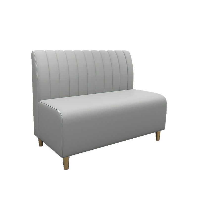 47.27"D x 25.59"W x 33.46"H Glam 2-seat Sewn Pillow Back Sofa for Restaurant Clearhalo 'furn' 'furn_sofas' 'Furniture' 'furniture_sofas' 'kitchen' 'kitchen_sofas' 'Living Room Furniture' 'Sofa' 'sofas' 1200x1200_cd88327d-5eb1-4a8f-9fbb-e9885a4e821e