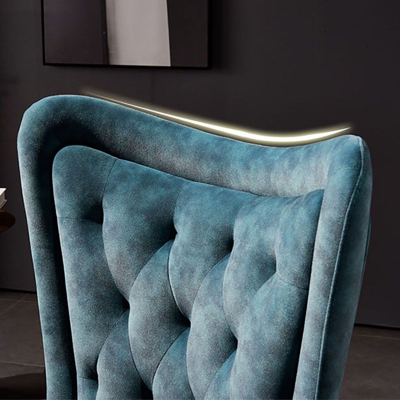 Nordic Style Metal Dining Chairs Upholstered Side Chairs for Restaurant Use Clearhalo 'Dining Chairs' 'Dining Tables & Seating' 'dining_chair' 'furn' 'furn_dining_chair' 'Furniture' 'Kitchen & Dining Furniture' 1200x1200_cd88554a-524b-44f5-8619-ef2a80b6cbb3