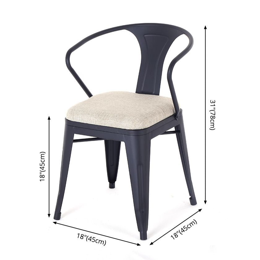 Industrial Dining Chair Slat Back Side Chair with Metal Legs for Home Use Clearhalo ' kitchen&dining_furn' 'Dining Chairs' 'Dining Tables & Seating' 'dining_chair' 'Furniture' 'furniture_dining_chair' 'Kitchen & Dining Furniture' 'kitchen' 1200x1200_cd8bc80f-1d54-4b88-8c09-3d9d559dbd67