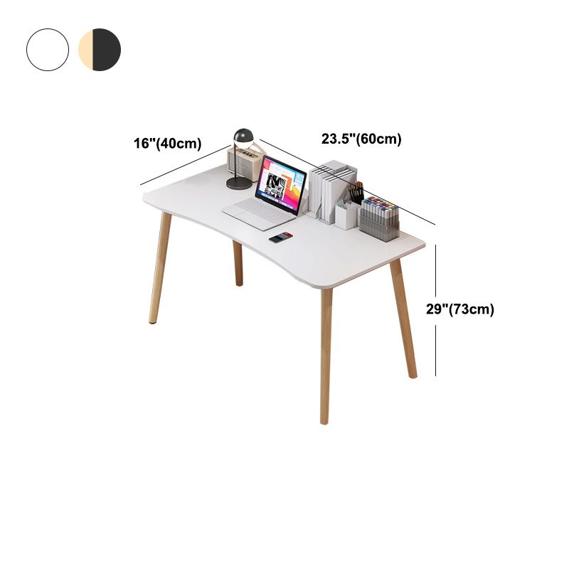Contemporary Style Writing Desk Dormitory Study Room Office Desk Clearhalo 'Furniture' 'furniture_office_desk' 'Office Desks' 'Office Furniture' 'office_desk' 1200x1200_cd8bfa26-6b32-4a01-a310-080f0fb58b76