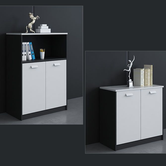 Archivo de madera de archivos laterales de estilo nórdico para la oficina en casa