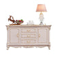 Glam Sideboard White Wood with Door and Drawer for Living Room Clearhalo 'buffet_sideboard' 'Buffets & Sideboards' 'furn' 'furn_buffet_sideboard' 'Furniture' 'Kitchen & Dining Furniture' 1200x1200_cd922f26-d40c-4114-8b87-44d77e89e691