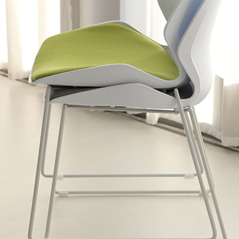 19" Wide Contemporary Desk Chair White No Wheels Office Chair Clearhalo 'furn' 'furn_office_chair' 'Furniture' 'Office Chairs' 'Office Furniture' 'office_chair' 1200x1200_cd9390f6-49da-4da4-91dc-da73990aa0b2