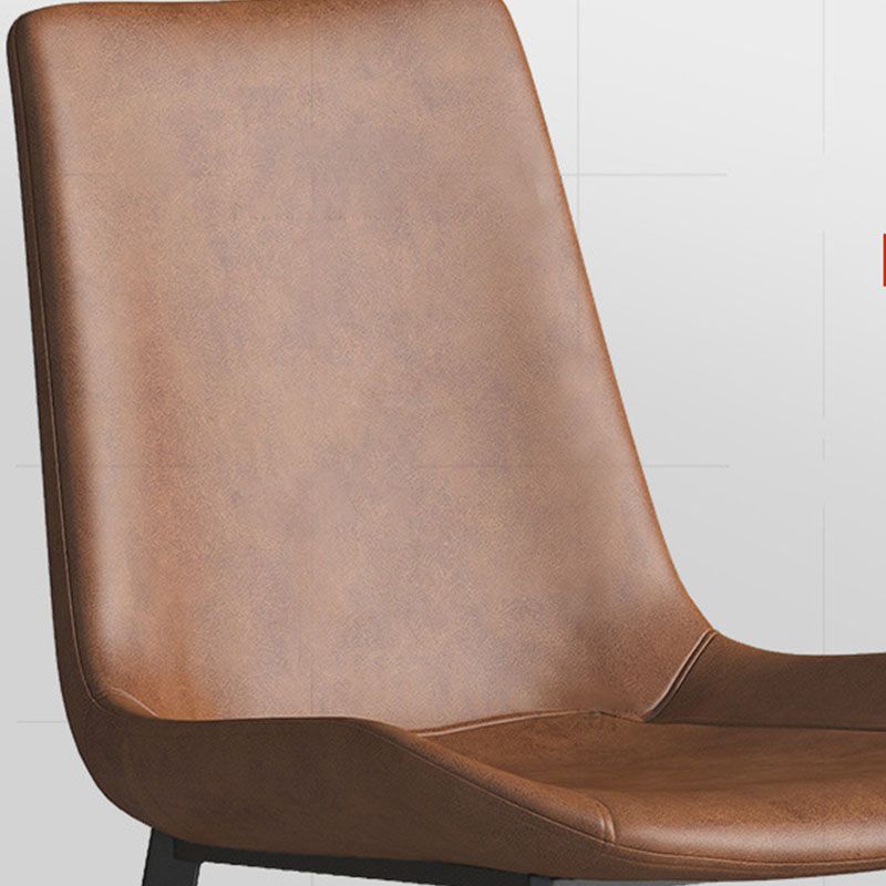 Solid Back Side Chair Industrial Dining Room Chair for Dining Room Clearhalo 'Dining Chairs' 'Dining Tables & Seating' 'dining_chair' 'furn' 'furn_dining_chair' 'Furniture' 'Kitchen & Dining Furniture' 1200x1200_cd9480a4-4815-4c3a-b2d0-8918adb1df88
