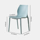 Contemporary Plastic Dining Room Chair Multicolor Stackable Side Chair Clearhalo ' kitchen&dining_furn' 'Dining Chairs' 'Dining Tables & Seating' 'dining_chair' 'furn' 'furn_dining_chair' 'Furniture' 'furniture_dining_chair' 'Kitchen & Dining Furniture' 'kitchen' 1200x1200_cd95c68b-5cd2-4cbb-b7e9-f3fd49cde3e3