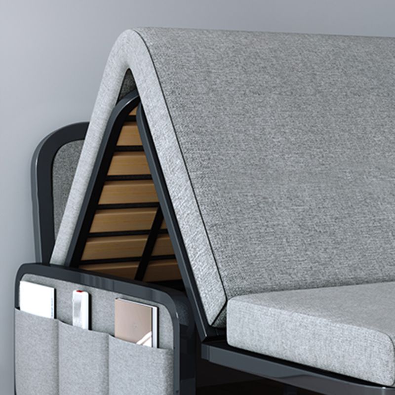 Divano convertibile di divano a letto senza braccio contemporaneo con cuscini