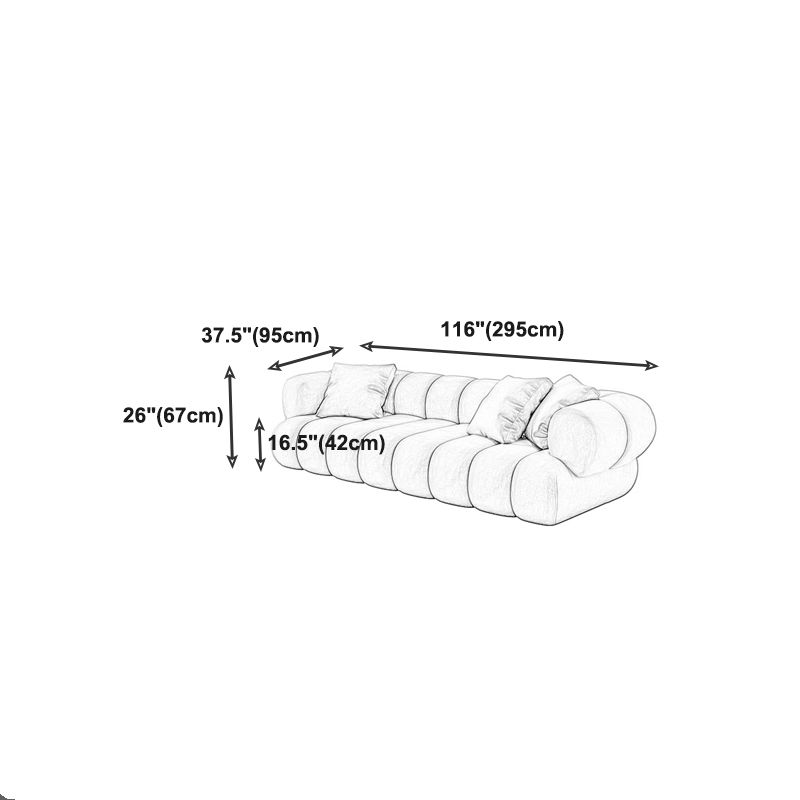 Scandinavian Green Sofa with Tuxedo Arm and Sewn Pillow Back Clearhalo 'furn' 'furn_sectionals' 'Furniture' 'furniture_sectionals' 'kitchen' 'kitchen_sectionals' 'Living Room Furniture' 'Sectionals' 1200x1200_cd99399e-a031-4c84-8abc-acfeaf5b6466