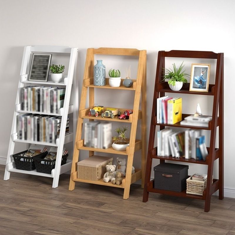 Modern Style Ladder Bookshelf Solid Wood Open Shelf Bookcase Clearhalo 'Bookcases' 'furn' 'furn_bookcases' 'Furniture' 'furniture_bookcases' 'kitchen' 'kitchen_bookcases' 'Living Room Furniture' 'Office Furniture' 1200x1200_cd9b527b-198b-4f7a-9c3c-d18948611ab7