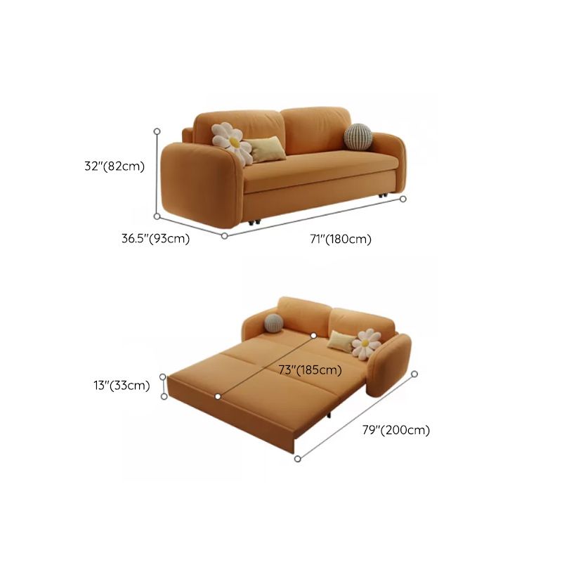 Brown Convertible Sofas Living Room Scandinavian Futon Sleeper Sofa Bed