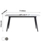 Sintered Stone Modern Style Dining Table Rectangle Table with 4 Legs for Home Clearhalo ' dining_table' 'Dining Tables & Seating' 'Dining Tables' 'Furniture' 'furniture_dining_table' 'Kitchen & Dining Furniture' 'kitchen&dining_furn' 'kitchen' 'kitchen_dining_table' 1200x1200_cd9c9048-22c5-47de-9e5c-fc813163ad38