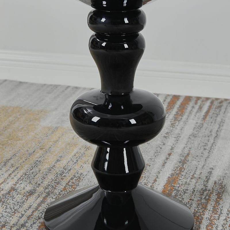 Contemporary End Table Wood Pedestal Round Living Room Side End Table Clearhalo 'Coffee & Accent Tables' 'End & Side Tables' 'end_side_tables' 'furn' 'furn_end_side_tables' 'Furniture' 'Living Room Furniture' 1200x1200_cd9dadf1-acc4-4ed0-81ab-b462e616ae69