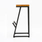 Industrial Square Counter & Bar Stool Metal Natural Counter Height Stool for Cafe Clearhalo 'Bar Furniture' 'Bar Stools' 'bar_stools' 'furn' 'furn_bar_stools' 'Furniture' 'Kitchen & Dining Furniture' 1200x1200_cd9db170-5346-4a88-9a97-2feb782b19af