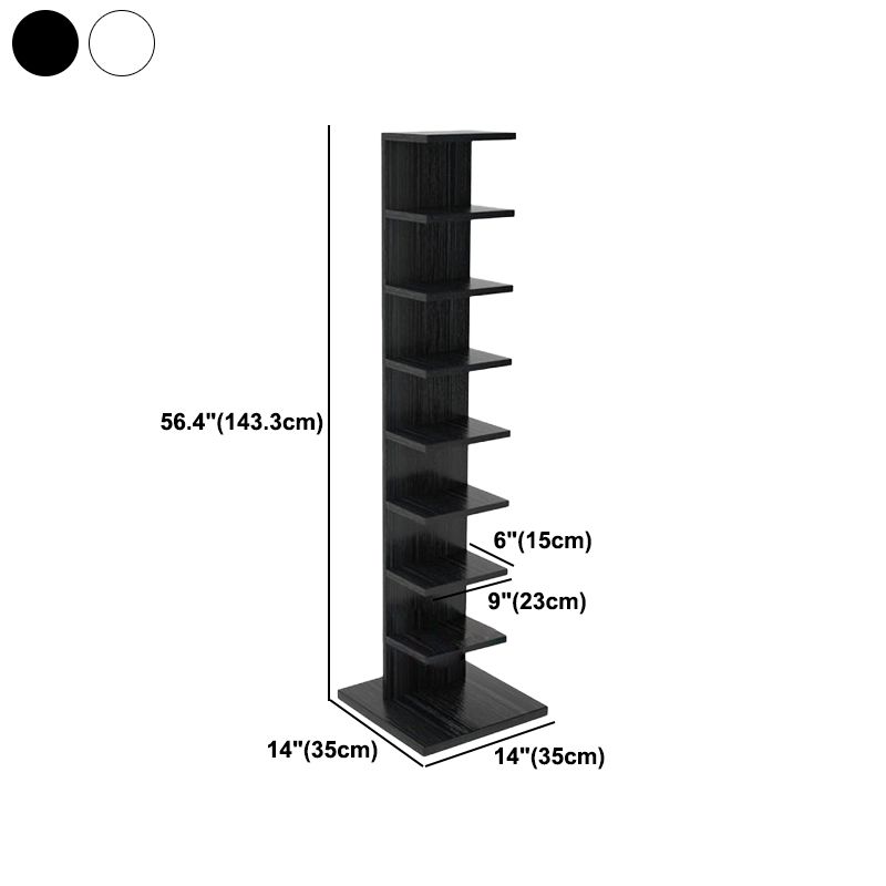 Closed Back Bookshelf Contemporary Style Invisible Bookcase for Study Room and Office Clearhalo 'Bookcases' 'furn' 'furn_bookcases' 'Furniture' 'furniture_bookcases' 'Office Furniture' 1200x1200_cd9e02e5-059c-4780-9ff4-5c93514c7ed6
