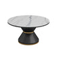 Glam 1/5/7 Pieces Dining Set Round Stone Dining Table for Dining Room Clearhalo 'Dining Room Sets' 'Dining Tables & Seating' 'dining_room_set' 'furn' 'furn_dining_room_set' 'Furniture' 'furniture_dining_room_set' 'Kitchen & Dining Furniture' 1200x1200_cd9eb3fb-656a-4518-b277-29219fe01ba1