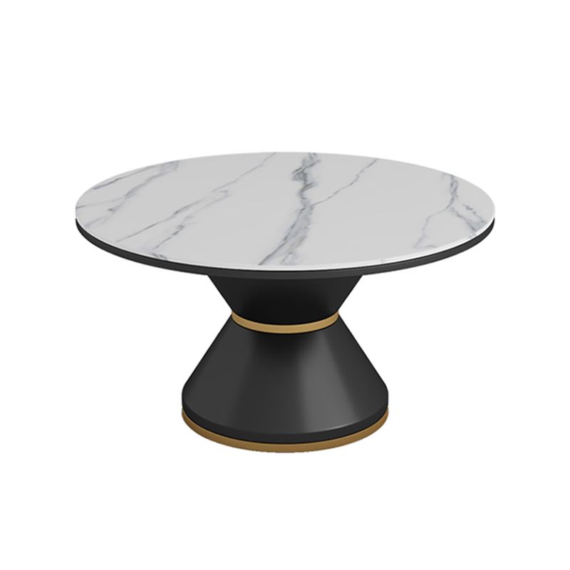 Glam 1/5/7 Pieces Dining Set Round Stone Dining Table for Dining Room Clearhalo 'Dining Room Sets' 'Dining Tables & Seating' 'dining_room_set' 'furn' 'furn_dining_room_set' 'Furniture' 'furniture_dining_room_set' 'Kitchen & Dining Furniture' 1200x1200_cd9eb3fb-656a-4518-b277-29219fe01ba1