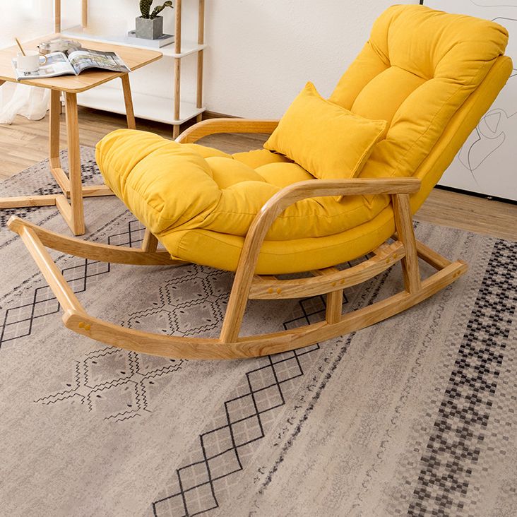 Contemporary Style Leisure Sofa Rocking Chair Indoor Rocking Chair with ...