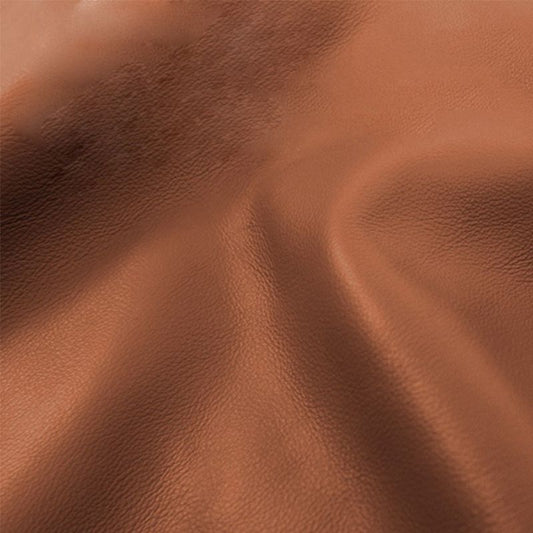 Glam Sofa Chaise Stationary Genuine Leather Flared Arm Cushions Seating