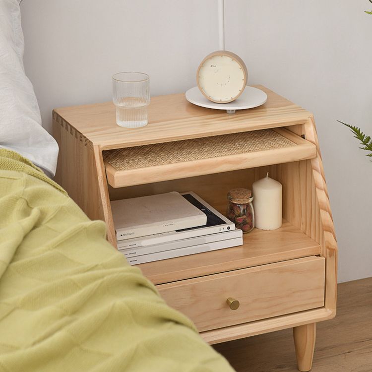 Modern Bed Nightstand Solid Wood Bedside Cabinet for Bedroom Clearhalo 'Bedroom Furniture' 'furn' 'furn_night_stand' 'Furniture' 'night_stand' 'Nightstands' 1200x1200_cda38fd8-ca4c-4bc8-86d6-0d3523670a17