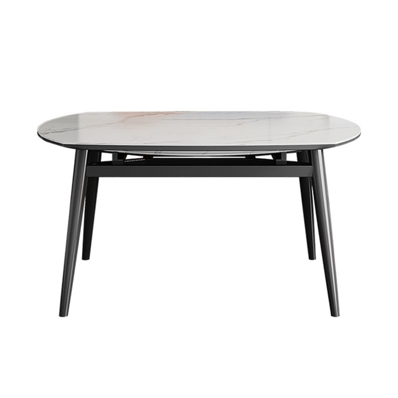 Round Dining Table Contemporary Style Drop Leaf Dinner Table with 4-foot Clearhalo ' dining_table' 'Dining Tables & Seating' 'Dining Tables' 'furn' 'furn_dining_table' 'Furniture' 'furniture_dining_table' 'Kitchen & Dining Furniture' 'kitchen&dining_furn' 'kitchen' 'kitchen_dining_table' 1200x1200_cda6248a-ac5b-4d1f-99bd-d0dccd95e607