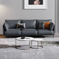 Living Room Genuine Leather Couch Square Arm Sofa with Pillow Back Clearhalo 'furn' 'furn_sofas' 'Furniture' 'furniture_sofas' 'Living Room Furniture' 'Sofa' 'sofas' 1200x1200_cdad60ee-b46c-4fa0-84f7-00bb0268f527