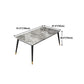 Industrial Style 4-foot Furniture Rectangle Stone Dinette Table for Home Clearhalo 'Dining Tables & Seating' 'Dining Tables' 'dining_table' 'furn' 'furn_dining_table' 'Furniture' 'Kitchen & Dining Furniture' 1200x1200_cdae8c42-39e2-457e-b8eb-ae0b6ba0a52a