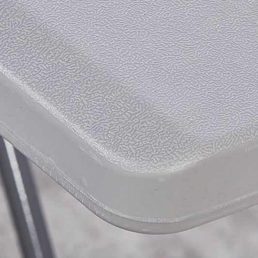 Scrivania contemporanea rettangolare in plastica per scrivania regolabile pieghevole, 29,9 "l x 19,7" w