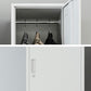 Steel Storage Cabinet Industrial Hinged Wardrobe Armoire for Home