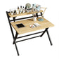 Bureau à domicile pliant contemporain RecTangular Steel Base Writing Desk