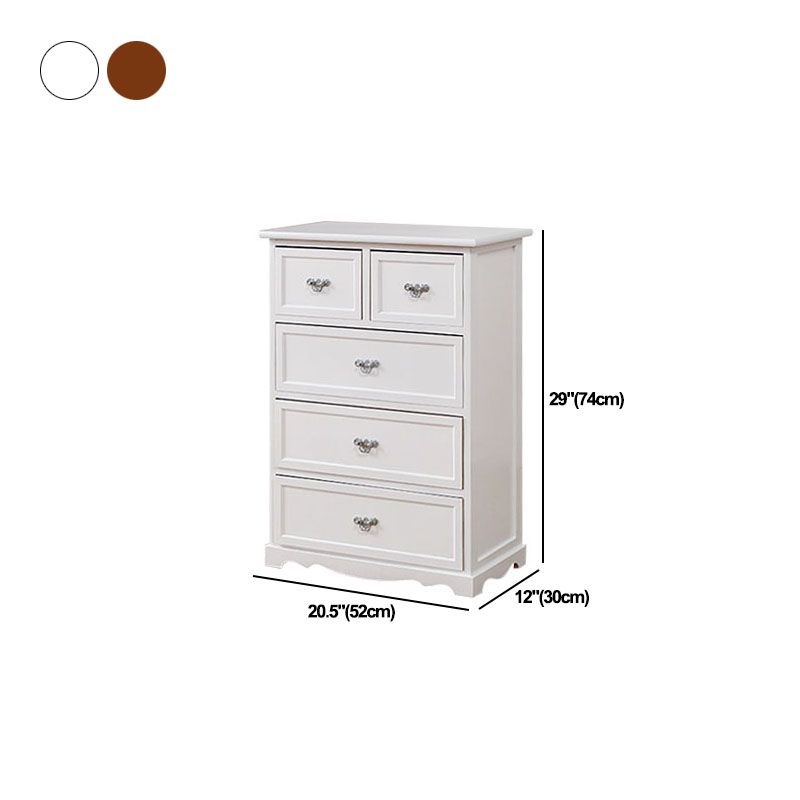 12" W Solid Wood Lingerie Chest Vertical Storage Chest with Drawers Clearhalo 'Bedroom Furniture' 'Dressers & Chests' 'dressers_chests' 'furn' 'furn_dressers_chests' 'Furniture' 1200x1200_cdb58141-a253-47e2-b77d-534fe49c42f1