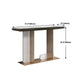33.46 "Mesa de consola de piedra rectángulo de scratch Resistan Accent Table
