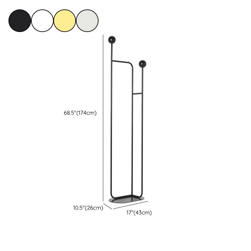 Industrial Style Hall Stand Metal Free Standing Hall Stand for Living Room Clearhalo 'Entry & Mudroom Furniture' 'furn' 'furn_hall_tree_coat_racks' 'Furniture' 'Hall Trees & Coat Racks' 'hall_tree_coat_racks' 1200x1200_cdb99a2b-71fb-4cd8-b84e-245525e46b76