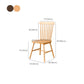 Solid Wood Dining Room Chairs Industrial Style Windsor Back Side Chair