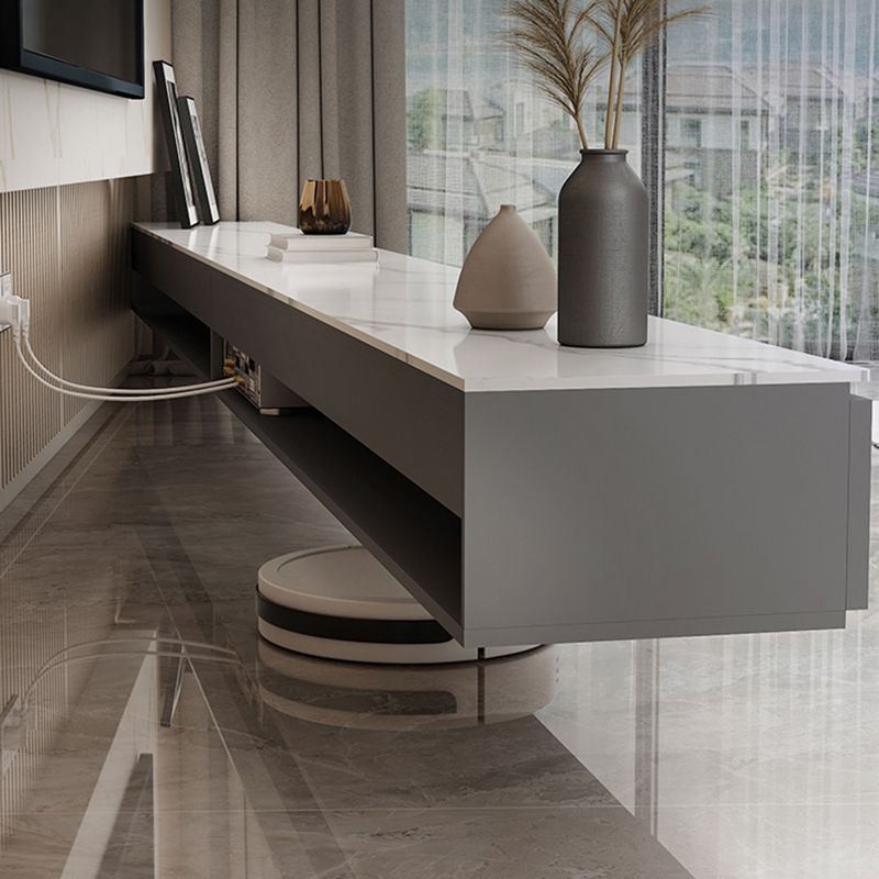 Modern Wall-mounted TV Stand Stone Enclosed Storage TV Cabinet with Drawers Clearhalo 'furn' 'furn_tv_stands_entertainment_centers' 'Furniture' 'Living Room Furniture' 'TV Stands & Entertainment Centers' 'TV Stands & Media Storage Furniture' 'tv_stands_entertainment_centers' 1200x1200_cdbfc426-fb02-4cd9-882a-6e4f76487c32