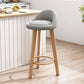Scandinavian Style Bar-stool Steel Legs Round Seat Single Counter Stool for Kitchen Bar Clearhalo 'Bar Furniture' 'Bar Stools' 'bar_stools' 'furn' 'furn_bar_stools' 'Furniture' 'furniture_bar_stools' 'Kitchen & Dining Furniture' 1200x1200_cdc05435-4ce0-4e70-9781-326a1e67a785