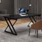 Contemporary Rectangular Writing Desk Stone Sled Base Office Desk Clearhalo 'furn' 'furn_office_desk' 'Furniture' 'furniture_office_desk' 'Office Desks' 'Office Furniture' 'office_desk' 1200x1200_cdc186f7-c406-478e-b43a-ced082ef557a