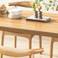 Modern Solid Wood Furniture 1/5/7 Pcs Standard Height Dining Room Table Set for Home Use