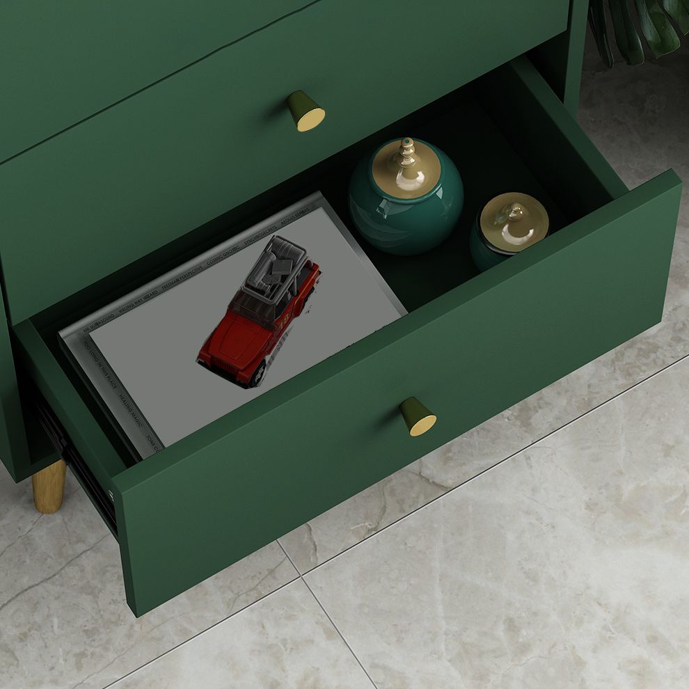 Cómoda de lencería Wood Glam, cómoda vertical con cajones de cierre suave