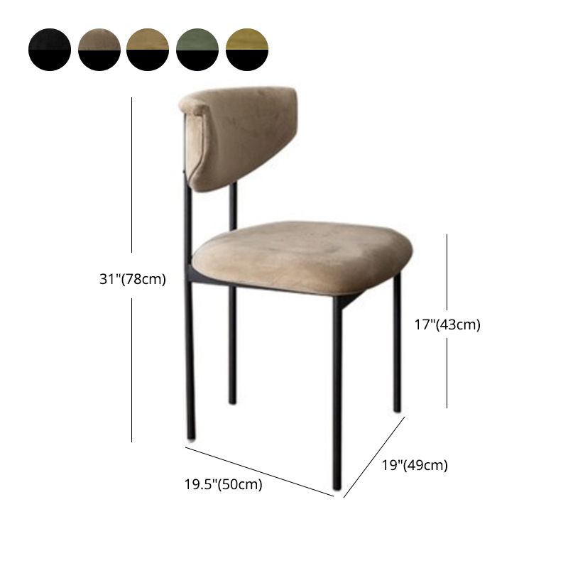 Dining Room Side Chairs Modern Velvet Kitchen Chair for Home Clearhalo 'Dining Chairs' 'Dining Tables & Seating' 'dining_chair' 'furn' 'furn_dining_chair' 'Furniture' 'furniture_dining_chair' 'Kitchen & Dining Furniture' 1200x1200_cdc8f6b5-caf1-426d-9695-8ffa886c353f