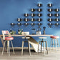 Metal Wall Mounted Wine Glass Rack Contemporary Wine Holder for Kitchen